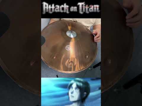 「Call of silence」- Handpan Cover #shorts #short #shortvideo #handpan #attackontitan #anime #aot