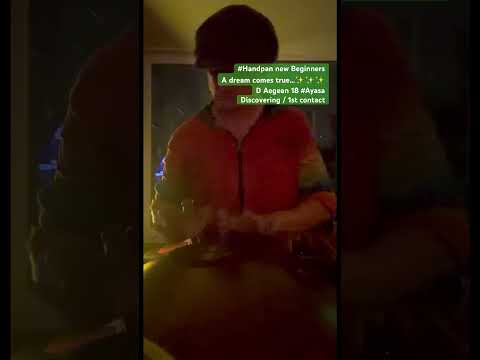 #handpan Beginner #music 1st contact - D Aegean 18  @AyasaInstruments