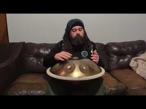 Day 27 Handpan D Kurd January 22, 2024. happy birthday to a friend.