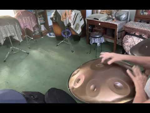 That Handpan Lady showing a BEGINNERS PRACTICE TECHNIQUE!! 🛸🎶🦋