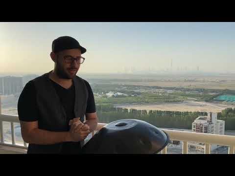 How to learn handpan from beginning.. step by step by ANAS  Hang drum teaching
