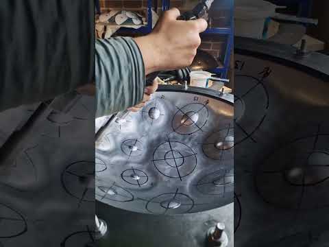 Shaping a handpan | Handpan Maker | Learning to build my own handpans