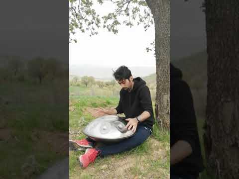 Playing hangdrum in nature #handpan #hangdrum #alipantam #هندپن #هنگدرام