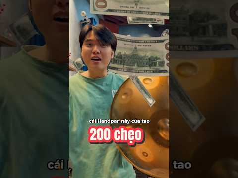 Sáo 100 chẹo thì Handpan chơi sao? 😥 #chihung #handpanvietnam #funny
