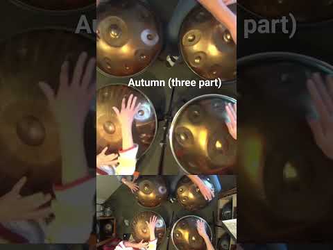 Autumn (three part, for Handpan Quartet, Kurd Scale) #shorts #handpan