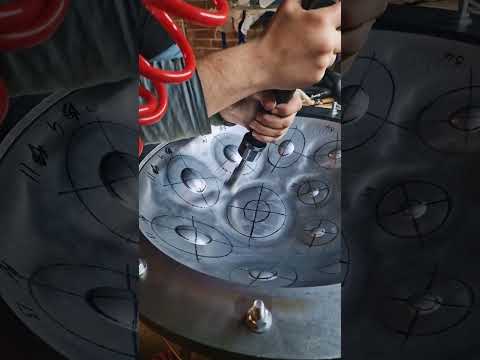 Shaping a handpan | Handpan Maker | Learning to build my own handpans