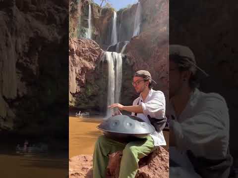 #handpan at Ouzoud Waterfall