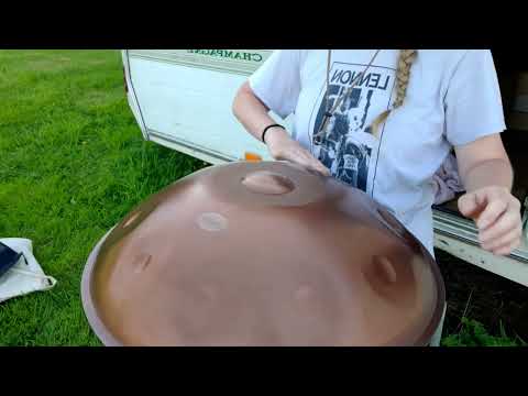 Handpan flow D Kurd - a song in the making