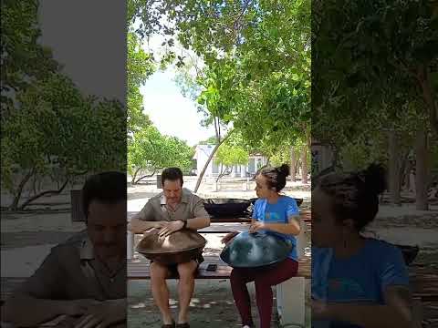 Mellow handpan melody feat. Sofi Dias #handpan #handpanmusic #summer #miamibeach #calmmusic #1111hz