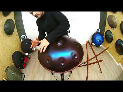 PanStream 2018 (D) A Bb D E F G A C -Hardcase Technologies Handpan Review