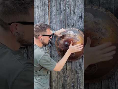 Handpan vs Rust! #handpan #funny