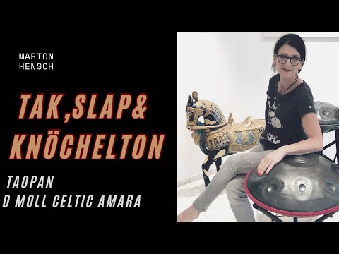 Handpan Beginner Groove Tutorial | Tak, Slap & Knöchelton | Taopan D Moll Celtic Amara