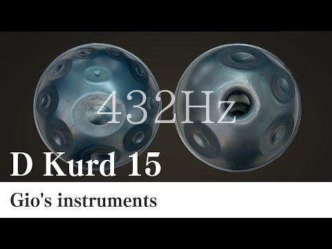 【ハンドパン販売 / レンタル】  Gio's instruments / D Kurd 15 (432hz)［管理番号136］