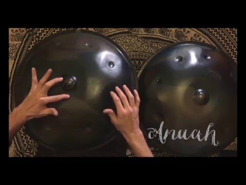 Handpan Air Sight Video nº1  How to 2 tone  ANUAH HD