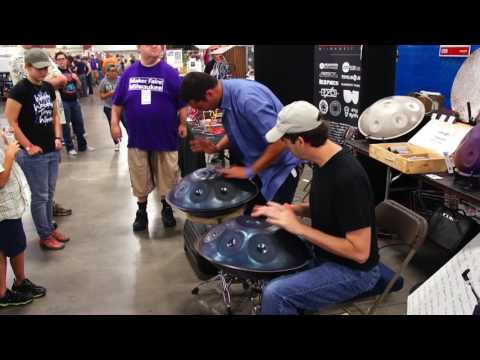 Maker's Faire - Handpan Booth Jam with Shlomo Salvo