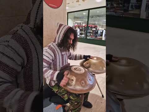 Busking in Milton Keynes | Acero E amara mini & Panstream E2 Voyager | Handpan Music