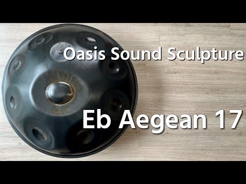 【ハンドパン販売】Oasis Sound Sculpture /  Eb Aegean 17 試奏 2