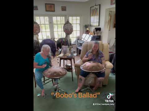 🛸🎶.. “Bobo’s Ballad” played on Em Celtic pans created  by  @tactahandpans  &  @spirithandpans