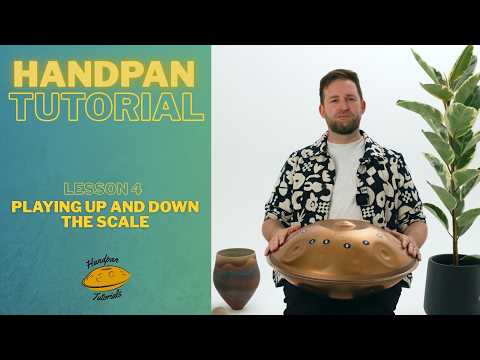 Playing Up And Down The Scale | D Kurd | Handpan Tutorials