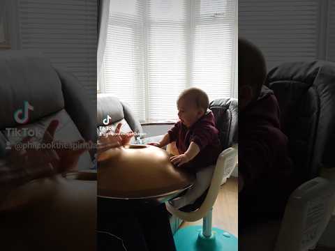 baby V starting to play the handpan #baby #handpan #fyp #handpanmusic #spiritual #happy
