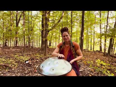 Autumn handpan music. Neil Young Harvest Moon cover.