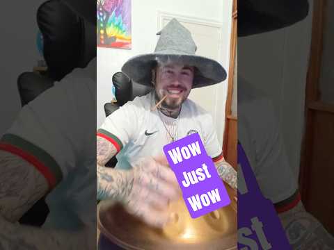 WOW THIS SOUND ISAMAZING #handpan #handpanwizard#healingjourney #sound #fyp