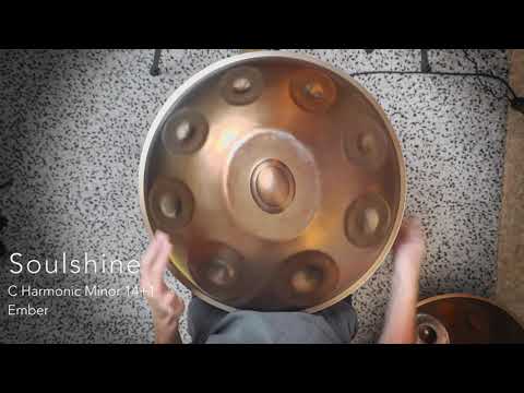 Soulshine Handpan C Harmonic Minor 14+1 Ember