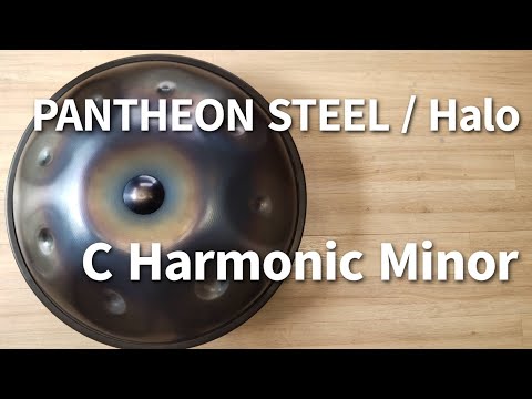 【ハンドパン販売】PANTHEON STEEL Halo / C Harmonic Minor 試奏1