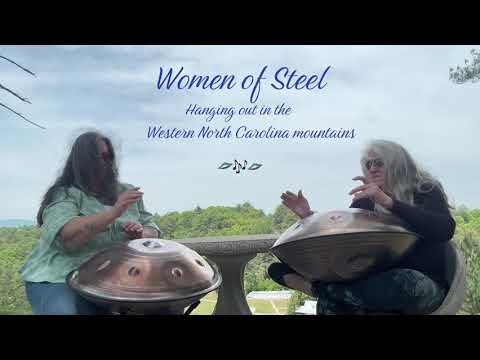 🛸🎶🛸  Playing two C# Celtic Minor handpans masterfully created by @AxiomHandpans   💕
