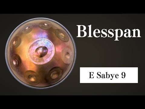 【ハンドパン販売】Blesspan / E Sabye 9 試奏1  [管理番号134]