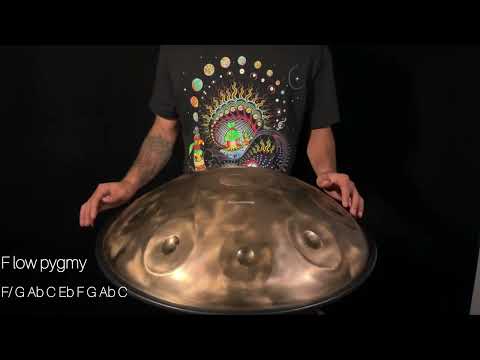 F low pygmy (stainless steel) 9 note HARMONY HANDPAN