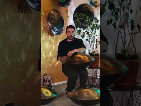 Relaxing handpan music | Live session | C# Koi stainless steel | VIBE Handpan