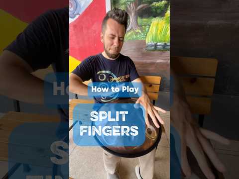 How to play Split Fingers #handpan #ханг #хэндпан #handpantutorial
