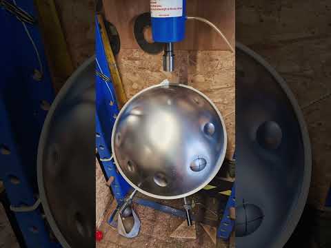 Pressing dimples | Handpan Maker | Learning to build my own handpans