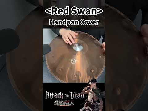 Red Swan - Attack on Titan Season 3 OP - Handpan Cover | BeatRise Music#short #shorts #handpan