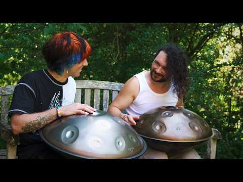 Trance of Time ⏳ Sound Sculpture Handpan Festival | WhiteWolfAdea & Richard Mawby (Handpanandlife)