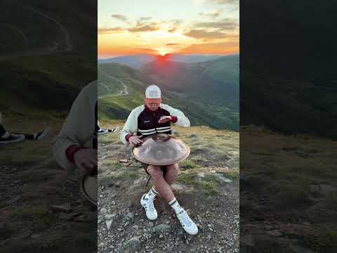 20 seconds of peace #handpan #percussion #techno #music #sunset