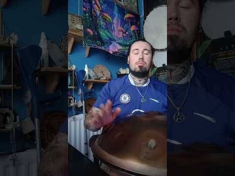 when I'm stressed I sit back here and play the handpan to help me