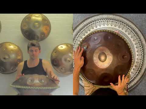 Handpan les voor de akkoorden op de D Kurd 9/10/12