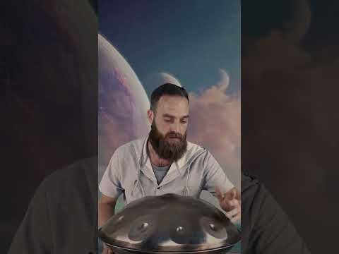 Before leaving Planet Ding, one last moment of sound 🌌 | Handpan Improvisation #shorts