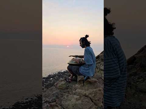 Beautiful Sunset 🌅 Handpan music #shorts #handpan
