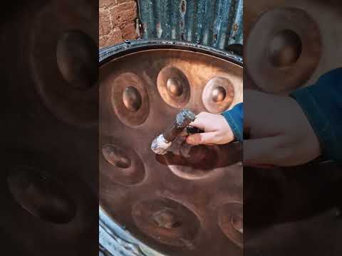Before a handpan sounds good it starts like this... | Handpan Maker | Tuning a Handpan