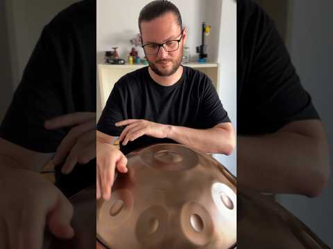 This Handpan pattern is so funny 🎶🤍 #handpan #meditation #handpanmusic