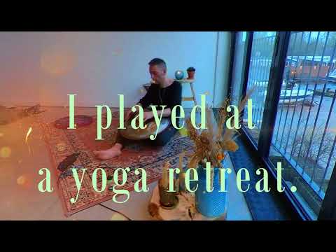 Handpan during sound bath.