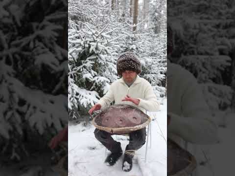 Snowy Forest Handpan Melody ❄️ | Happy New Year 2026 🌍 #Handpan #NewYear #Snow #RelaxingMusic #Zen