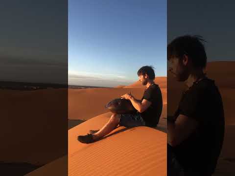 Sunrays in the desert | #handpan Music | Alwin Steinle | B-Barva Omana #handpanplayer #intuition