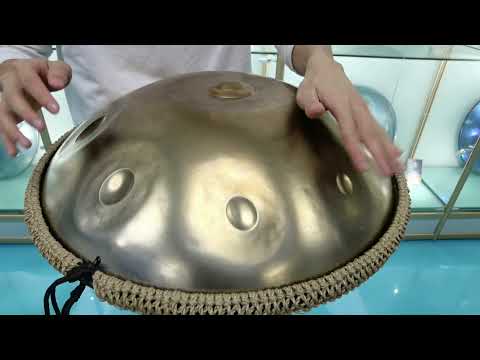 ASTEMAN HandPan Drum 9 Notes 22 Inch in D Kurd Minor  Hand Drum Steel Drum