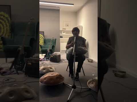 Handpan & drumset combo 🔥