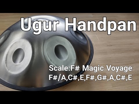 【ハンドパン販売】Ugur Handpan / F# Magic Voyage 試奏2