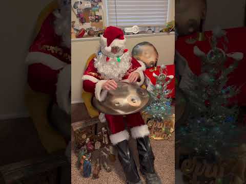 Up on the Housetop on handpan 🏠 #handpan #Christmas #Santa #UpontheHousetop #handpansanta